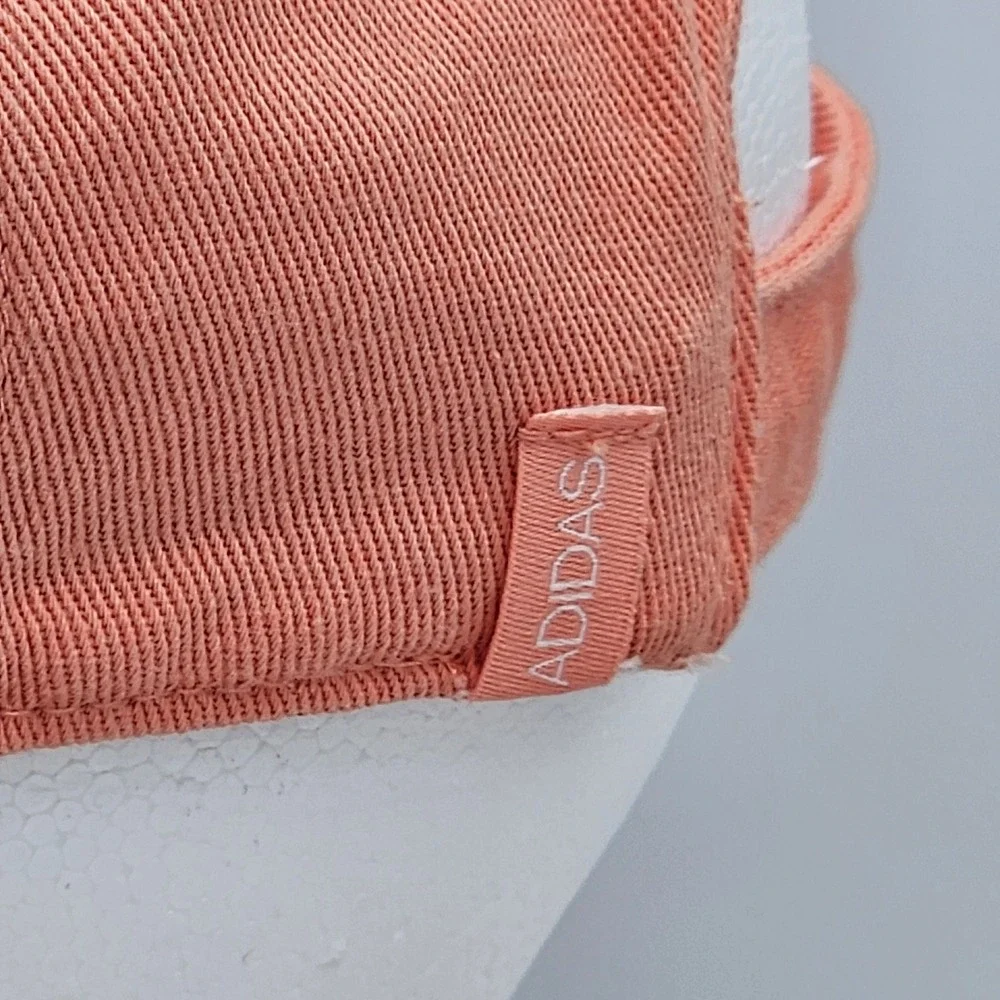 adidas AEROREADY Adjustable Dad Hat Coral Pink Cotton‎ Golf Running Baseball Cap